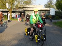 Start der Pilger / Spenden-Fahrt in Bremen